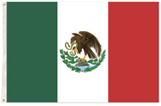 Mexico Mexican Country Flag Heavy Duty Outdoor - 150cm x 90cm V563-13285