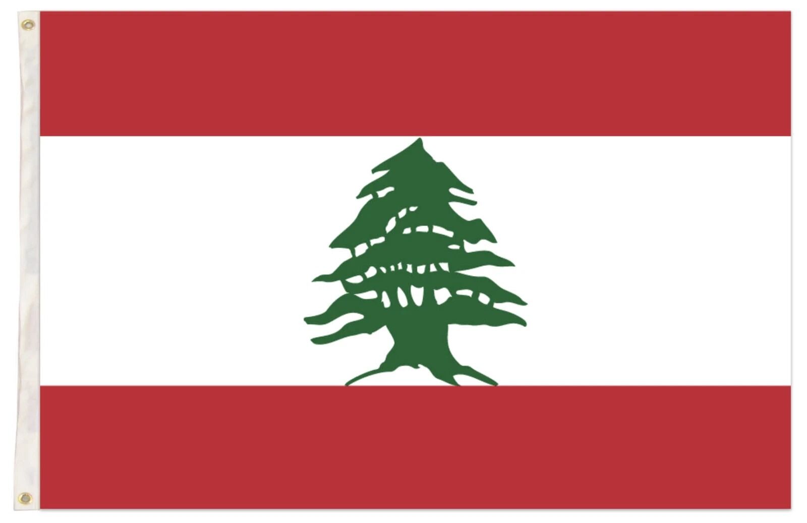 Lebanon Lebanese Country Flag Heavy Duty Outdoor - 150cm x 90cm V563-13286