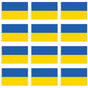 12x Ukraine Country Flag Ukrainian Heavy Duty with Metal Eyelets - 150cm x 90cm V563-13295_12X