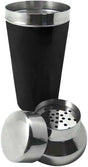 700ml Vin Bouquet Cocktail Shaker Shaker with Strainer in Silver/Black V563-13645