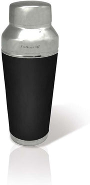 700ml Vin Bouquet Cocktail Shaker Shaker with Strainer in Silver/Black V563-13645