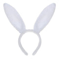 BUNNY EARS HEADBAND Hairband Easter Costume Party Accessory Fancy Dress V563-14745-WHT