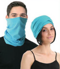 Seamless Tube Bandana Head Scarf Face Cover Mask Gaiter Ski Snow in Light Blue V563-14775-LIGHTBLUE