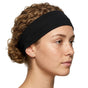 PLAIN HEADBAND Elastic Stretch Sports Yoga Hair Band Unisex 8cm Wide - Black V563-14895-BLK