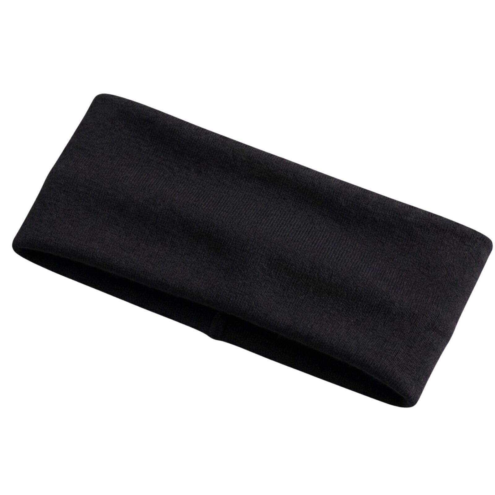 PLAIN HEADBAND Elastic Stretch Sports Yoga Hair Band Unisex 8cm Wide - Black V563-14895-BLK