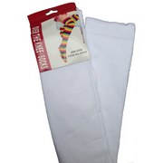 Womens Over Knee Socks Thigh High Stockings Long Stretch - Plain White V563-15350-PLAINWHITE