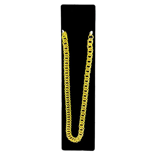 BIG NECKLACE 50cm Pimp Costume Party Fancy Dress Gangster Chain Jewellery - Gold V563-15800-GOLD