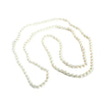 Long Faux Pearl Necklace - 1920s Flapper Costume Accessory or Vintage-Inspired Look V563-16333-02