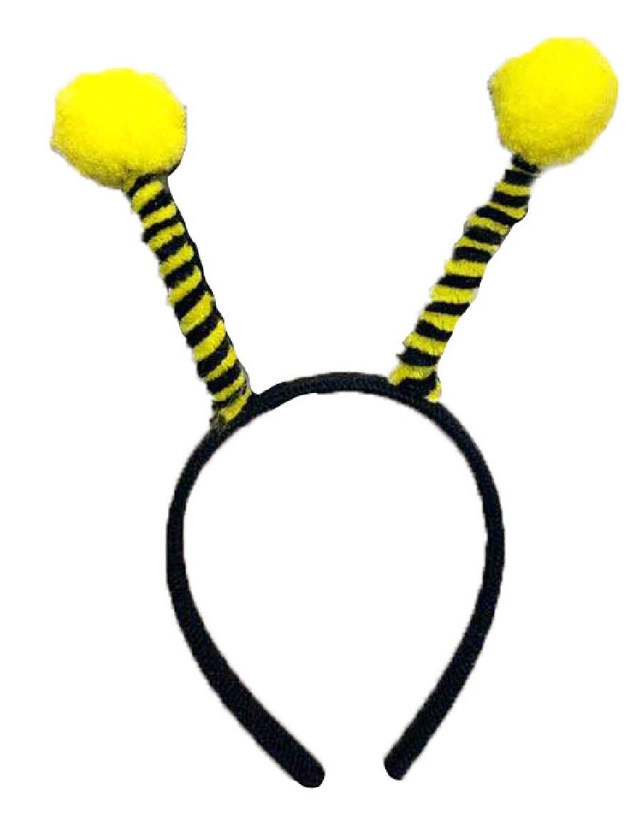 Bumble Bee Headband Headdress Yellow Bird Costume Accessory Bumble Head Band V563-17214-01