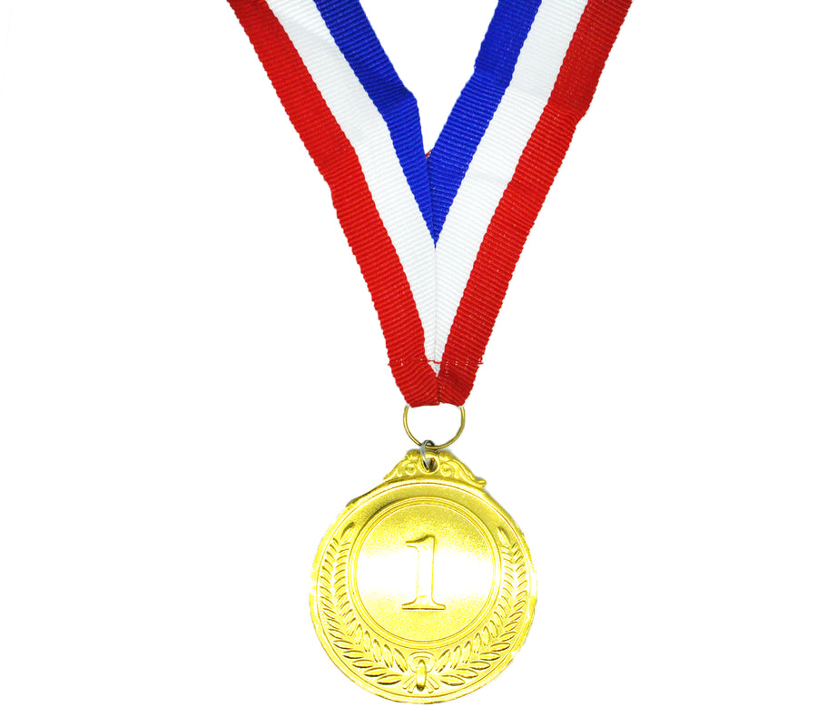Set of 3 Gold Silver Bronze Medals Sports Day Awards School Events Olympics Parties V563-17699