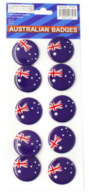 Australian Flag Badges 10 pieces Aussie Australia Day Enamel Tie Pin Brooch V563-17728