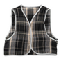 Childrens Grey Checkered Party Costume Vest Boys Kids Victorian, Cowboy or 1920s Style V563-17805-01