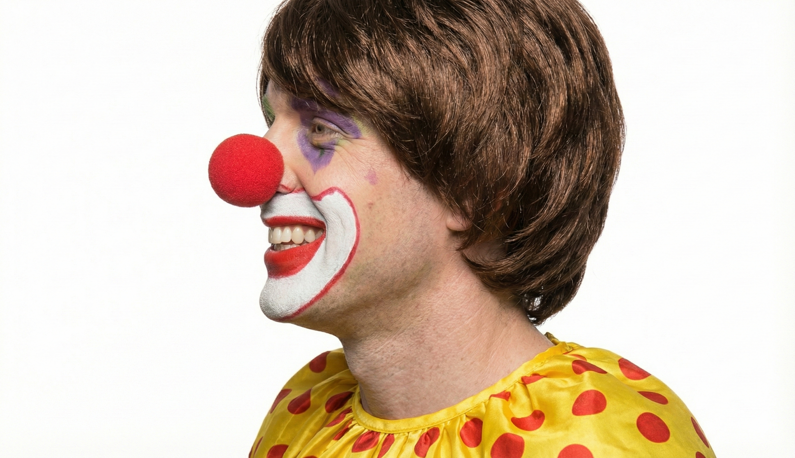 10x Soft CLOWN NOSES Costume Circus Halloween Spongy Fancy Fun Silly in Red V563-17840-10PCS-RED