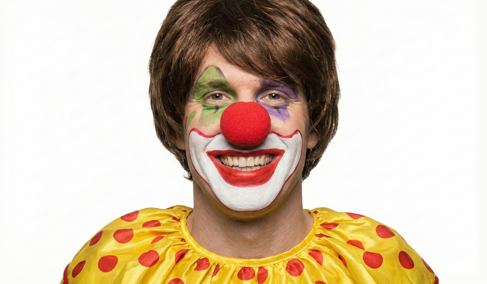10x Soft CLOWN NOSES Costume Circus Halloween Spongy Fancy Fun Silly in Red V563-17840-10PCS-RED