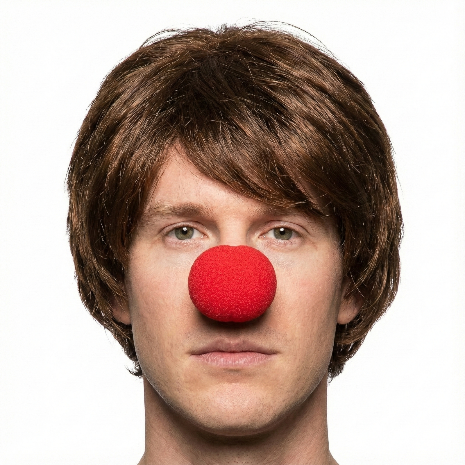 10x Soft CLOWN NOSES Costume Circus Halloween Spongy Fancy Fun Silly in Red V563-17840-10PCS-RED