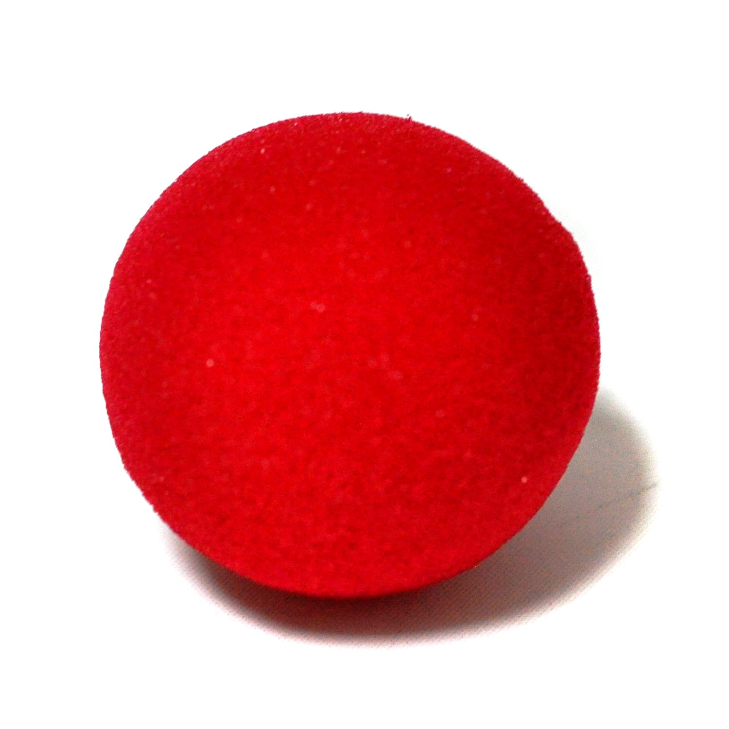 10x Soft CLOWN NOSES Costume Circus Halloween Spongy Fancy Fun Silly in Red V563-17840-10PCS-RED