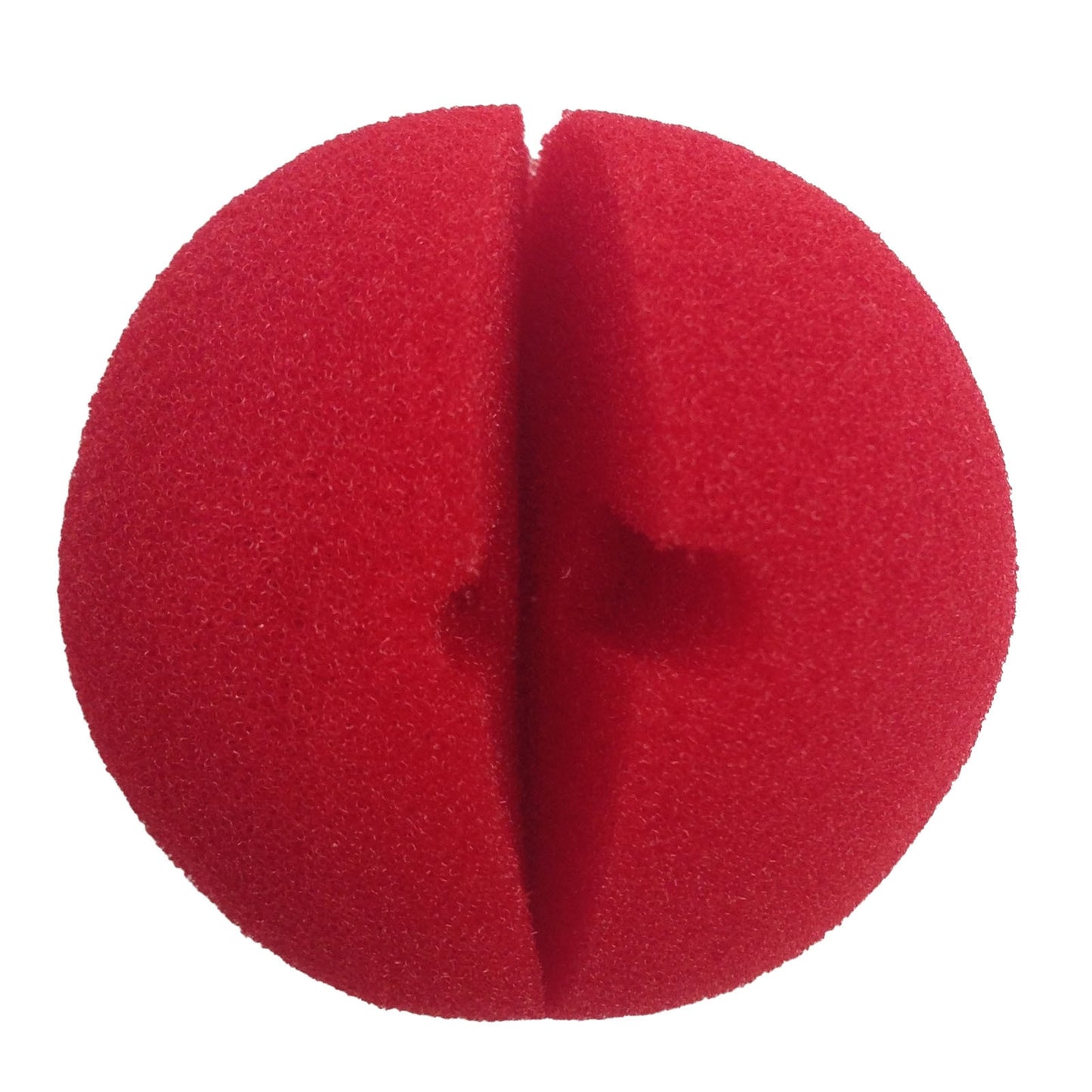 Soft CLOWN NOSE Costume Circus Halloween Spongy Fancy Fun Silly in Red V563-17840-RED