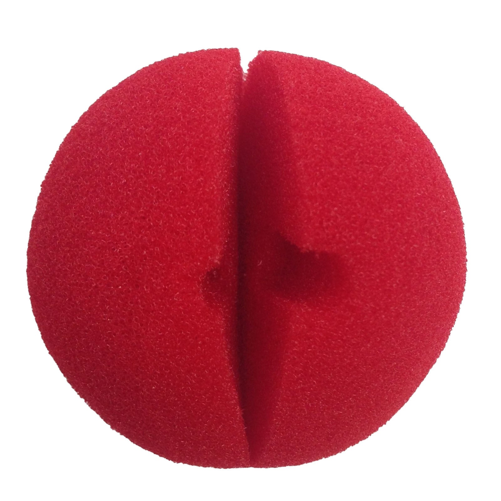 Soft CLOWN NOSE Costume Circus Halloween Spongy Fancy Fun Silly in Red V563-17840-RED