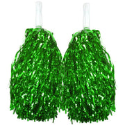 Green & Yellow Metallic Cheerleading Pom Poms - 2-Pack (1 Green Pair & 1 Yellow Pair) Australia Day V563-18200_2X