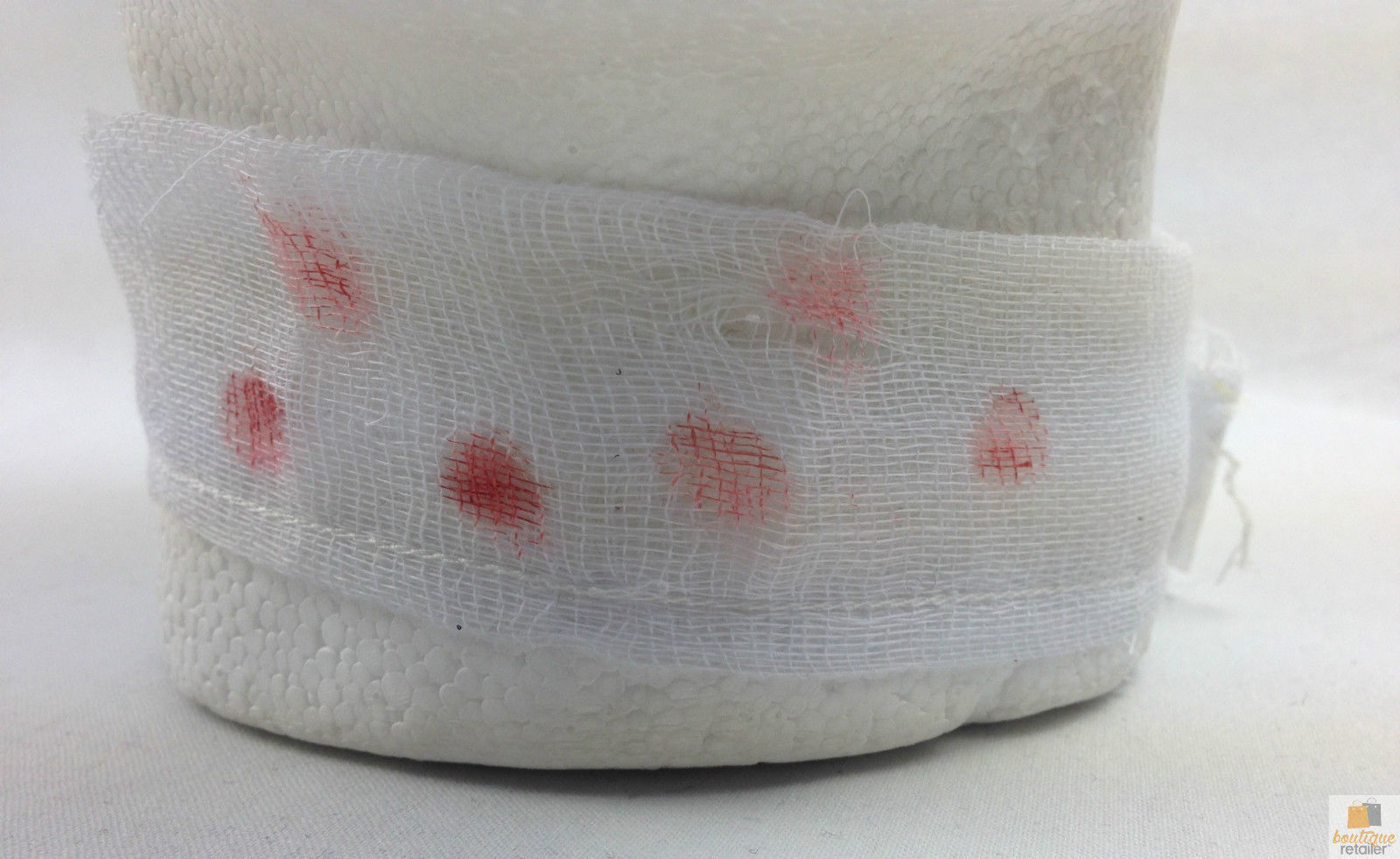 VAMPIRE BITE CHOKER for Halloween Costume Dress Up Horror Fake Blood Bandage V563-18395