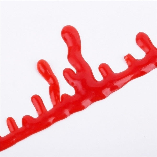 HALLOWEEN NECKLACE Red Drip Blood Choker Gothic Fashion Jewellery V563-18490