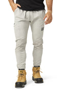 Caterpillar Track Pants Trackies Work Casual Gym Slim Fit w Hem Joggers - Grey - L V563-1850026-GREY-L