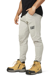 Caterpillar Track Pants Trackies Work Casual Gym Slim Fit w Hem Joggers - Grey - M V563-1850026-GREY-M