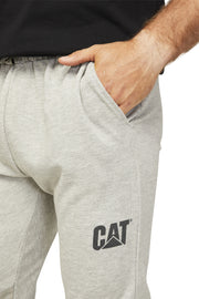 Caterpillar Track Pants Trackies Work Casual Gym Slim Fit w Hem Joggers - Grey - S V563-1850026-GREY-S