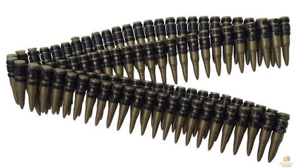 BULLET BELT Plastic Bandolier Costume Party Commando Army Gangster Soldier Ammo Cowboy V563-18951