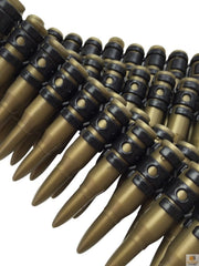 BULLET BELT Plastic Bandolier Costume Party Commando Army Gangster Soldier Ammo Cowboy V563-18951
