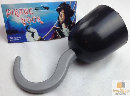 PIRATE HOOK Captain Hand Halloween Fancy Dress Up Costume Swashbuckler V563-19060