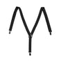 Mens Suspenders Braces Adjustable Strong Clip On Elastic Formal Wedding Slim - Black with White Polka Dot V563-19120-01