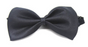 Mens BOW TIE Wedding Tuxedo Pre-tied Formal Bestman Necktie Classic Plain Party - Black V563-19410-BLK