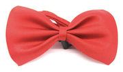 Mens BOW TIE Wedding Tuxedo Formal Bestman Necktie Classic Plain Party - Red V563-19410-RED