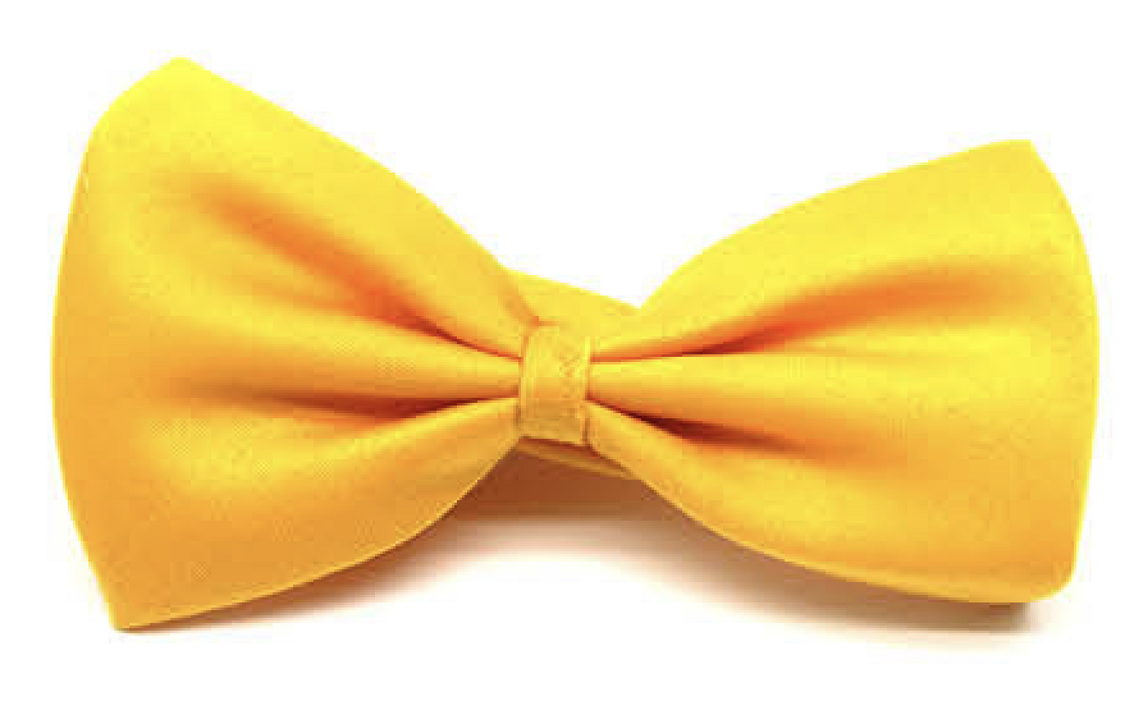 Mens BOW TIE Wedding Tuxedo Formal Bestman Necktie Classic Plain Party - Yellow V563-19410-YLW
