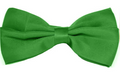 Mens BOW TIE Wedding Tuxedo Formal Bestman Necktie Classic Plain Party - Green V563-19411-GRN