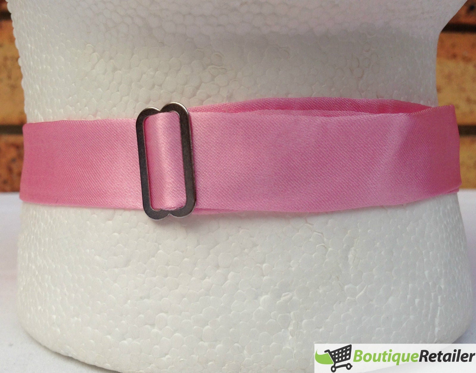 Mens BOW TIE Wedding Tuxedo Formal Bestman Necktie Classic Plain Party - Light Pink V563-19411-LTPNK