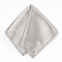 Mens POCKET SQUARE Party Silk Suit Handkerchief Kerchief Hanky Wedding - Silver V563-19462-07