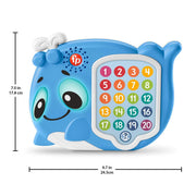 Fisher-Price Linkimals 1-20 Count & Quiz Whale Learning Toy V563-194735093632