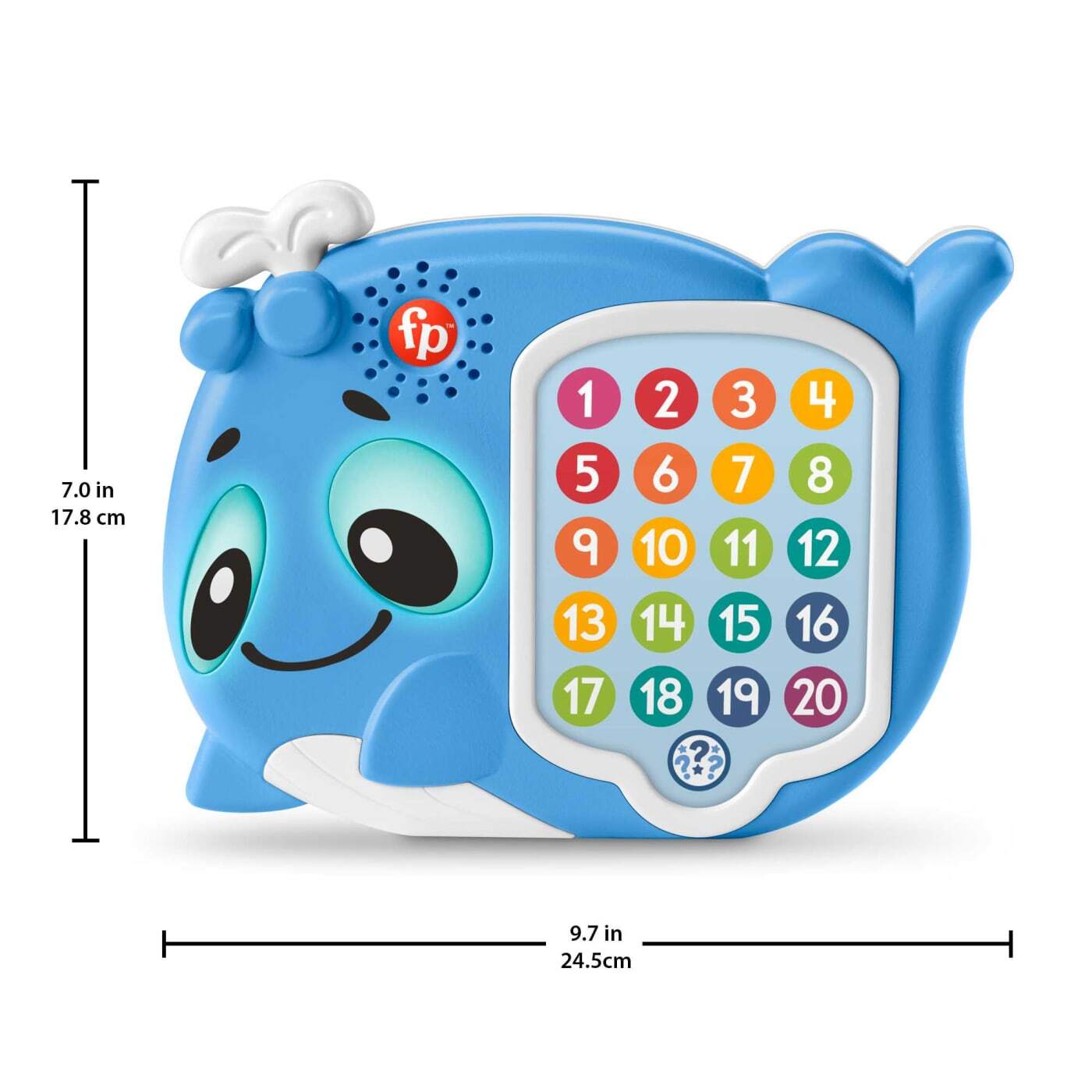 Fisher-Price Linkimals 1-20 Count & Quiz Whale Learning Toy V563-194735093632