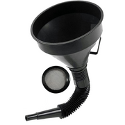 1x Car Auto Motorcycle Plastic Flexible Spout Gas Oil Water Fuel Funnel Tool Kit V563-1961