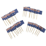 50pcs AUSTRALIA FLAG Food Picks Toppers Australia Day Aussie Party Decoration V563-19610-1PK