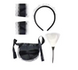 5pcs French Maid Costume Accessory Set Party Halloween Nurse V563-19857-FRENCHMAID