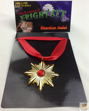 VAMPIRE MEDAL Medallion Necklace Halloween Star Costume Dracula Party V563-19950