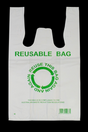 500pcs 33x55cm Eco Design Reusable Plastic Singlet Shopping Bags Grocery Carry Checkout V563-1BOX-LF2700-L