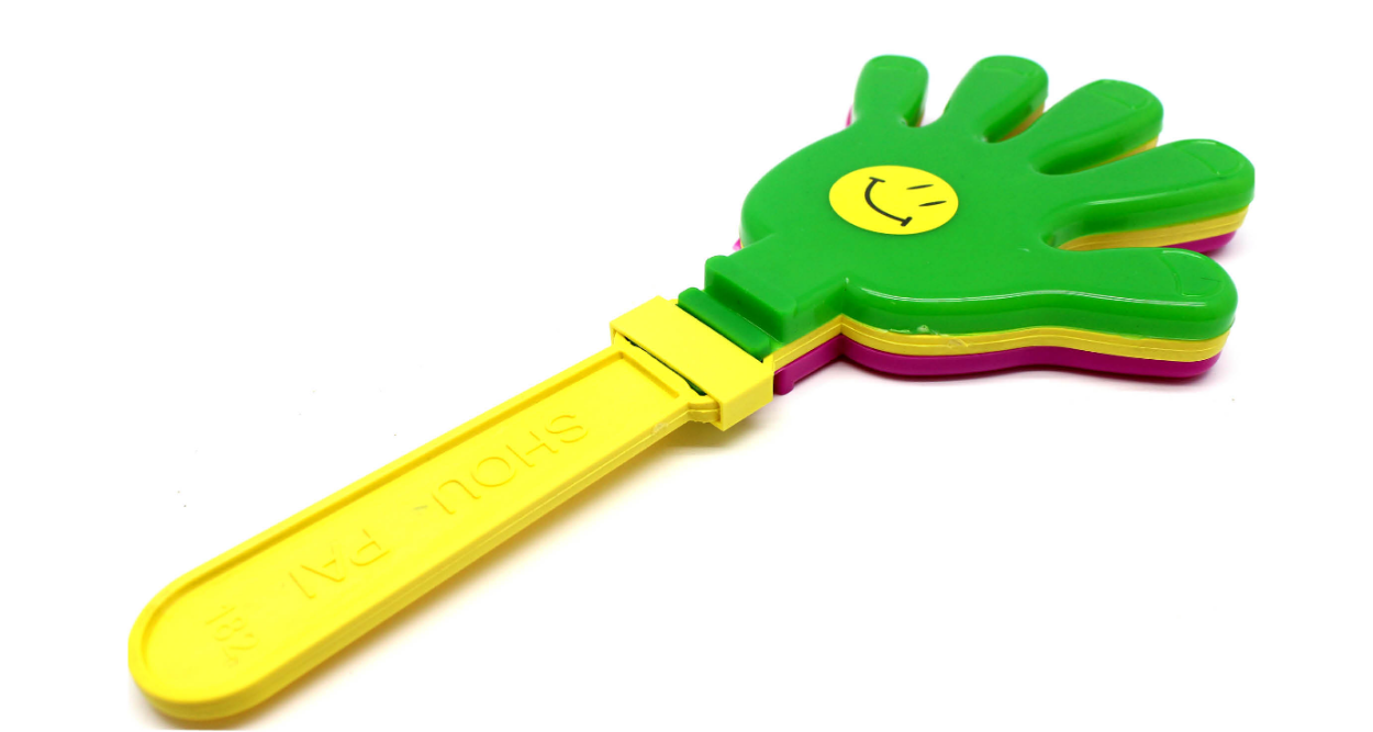 10x Hand Clappers Plastic Kids Toy Party Flapper Novelty Cheering Toys Bulk V563-20145-10PCS