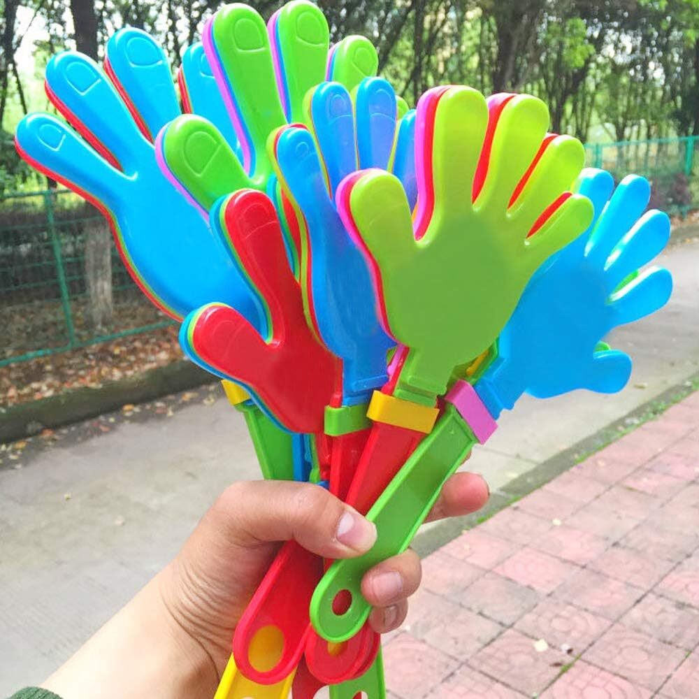 10x Hand Clappers Plastic Kids Toy Party Flapper Novelty Cheering Toys Bulk V563-20145-10PCS