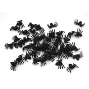 MINI FAKE SPIDERS Trick Halloween Scary Arachnids Joke Prank Small Gag Toy Bug V563-20270-5PACKS