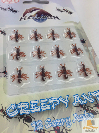 MINI FAKE ANTS Trick Halloween Scary Creepy Joke Prank Small Gag Toy Bug - 36 Ants V563-20275-36ANTS