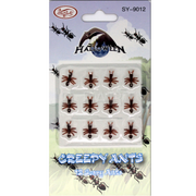 MINI FAKE ANTS Trick Halloween Scary Creepy Joke Prank Small Gag Toy Bug - 72 Ants V563-20275-72ANTS